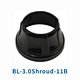 car light lens shroud