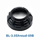 car light lens shroud